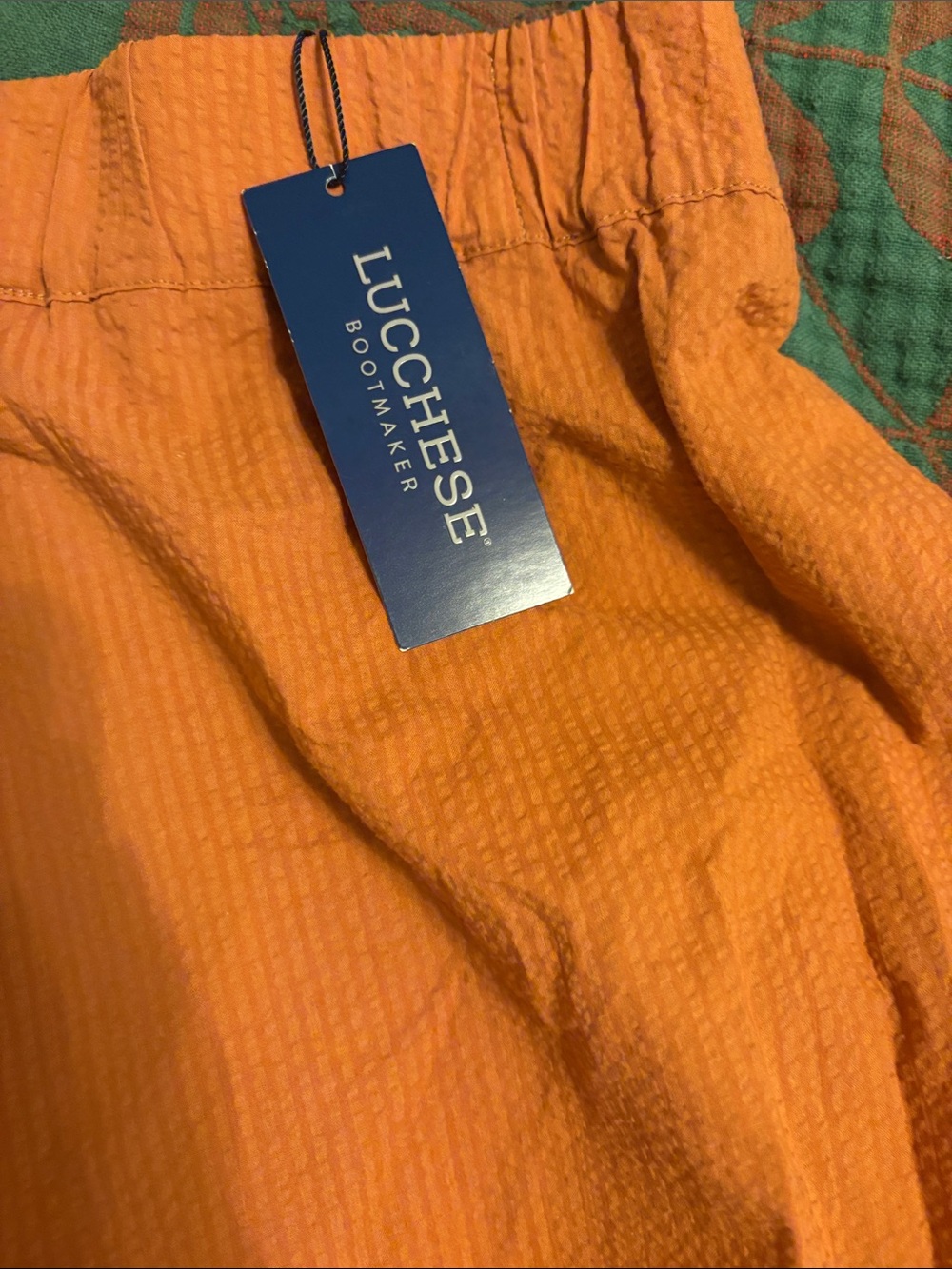Lucchese Orange Textured Lightweight Women’s Skirt